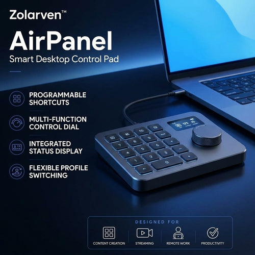 Zolarven™ AirPanel Smart Desktop Control Pad
